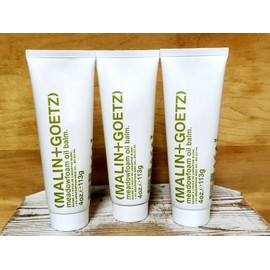 (MALIN+GOETZ) 3X Malin + Goetz ~ MEADOWFOAM ~ oil balm for face, body, hair lips