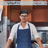 4Pcs Chef Hats, Cotton Professional Chef Hat for Cooking, Baking