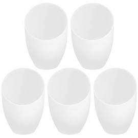 Luxshiny 5 Pcs Horseshoe Lampshade Set 5.35X4.33X1.57In White Plastic Lamp Shade Replacement for Table and Pendant Lamps Easy to Install Versatile Light Accessory