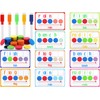 Nezyo 10 Pcs Phonemic Awareness Games Magnetic Dry Erase Board
