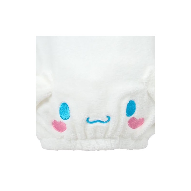 Sanrio 067598 Face Cap Towel, Cinnamo Roll, Body: 85% Polyester,