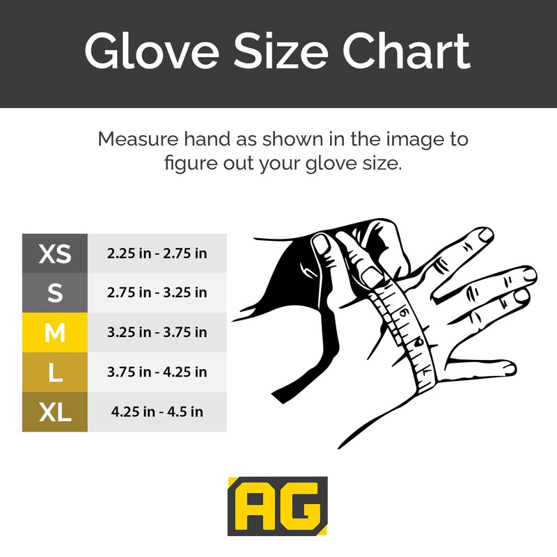 ADVANCED GLOVES – NiTex P-200 Nylon Nitrile Gloves, Breathable Nitrile