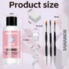 BOMVMVE Slip Solution Polygel, Poly Gel Slip Solution Nail Kit,