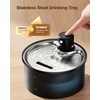 Wireless Cat Water Fountain Cordless: Battery Operated Cat Fountain -