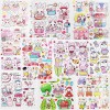 sanrio 10 sheets uncut Kawaii sticker sheets bundle bunny, korean