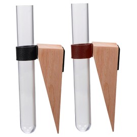 GRIRIW 2 Sets Wall Hanging Planter Test Tube Vases for Hydroponic Gardening Elegant Decorative Home Decor for Air Plants Flowers and Lightweight Plants Any