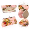 Oyachic 2 Packs Coin Purse Cell Phone Pouch Rose Pattern