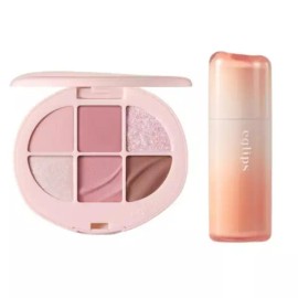 Eglips 이글립스 발색 팔레트 02 로지스웨이 + 립 틴트 00 듀 Eglips Color Palette 02 Rosy Way + Lip Tint 00 Dew