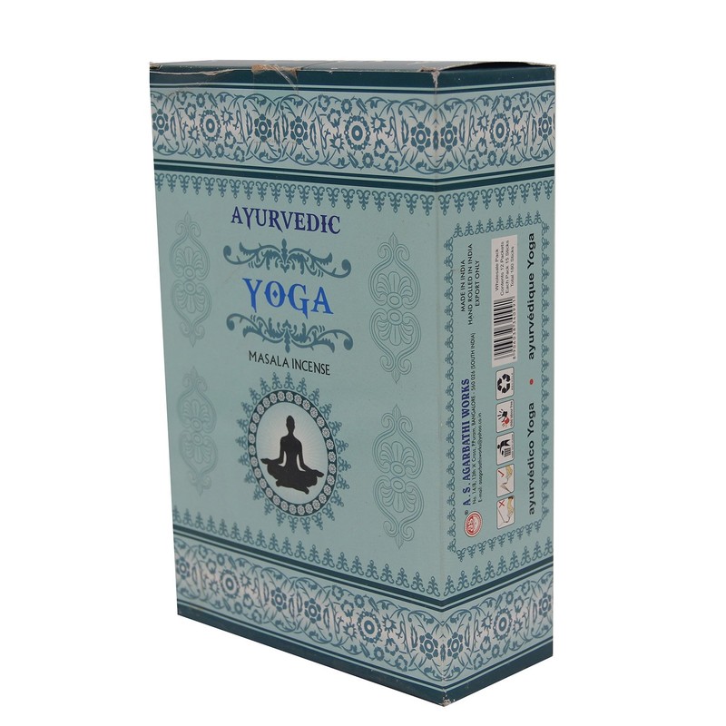 DharmaObjects Ayurvedic Yoga Masala Incense Sticks - Box 12 Packs