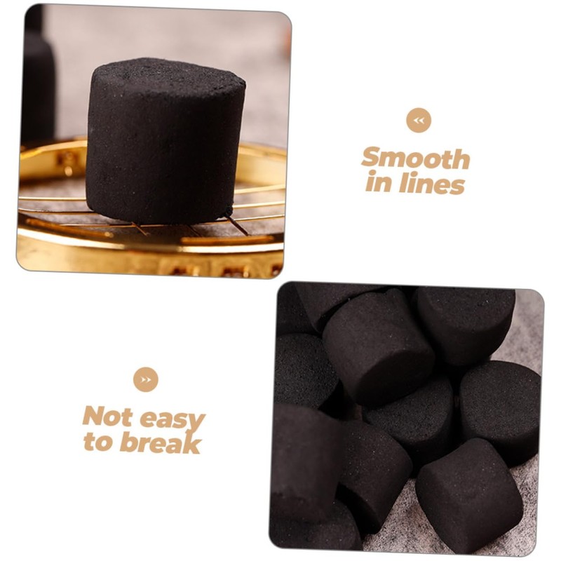 CORHAD 25pieces Slow Burning Charcoal Briquettes Hand Warmer Compact and
