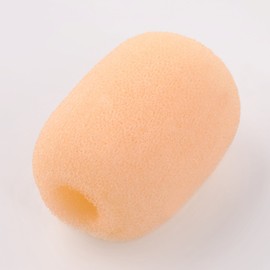 GONKISS Microphone Sponge, Microphone Windshield, Pin Microphone, Broadcasting (Set of 5, Beige)