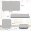 4PCS Quick-Drying Stone Soap Tray for Bathroom Counter, Diatomaceous Earth