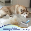 Fur Magic Dematting Comb & Dematting Rake for Dogs Cats