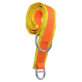 SECULOK Cross Arm Strap 6 inch, Safety Anchorage Connector with Large and Standard D-Rings, I-Beam & H-Beam Anchor Strap, OSHA ANSI Certified Personal Fall Arrest System for Fall Protection
