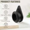 ZTTM 3/4-Inch Threaded Rubber Grommets for Rain Barrel Drain and