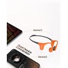 mojawa Aerra Bone Conduction Sport Headphones, IP67 Waterproof Workout Earphones,