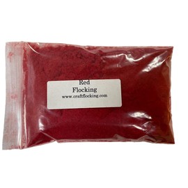 Generic Flocking Fibers 1 Ounce Package (Red)