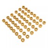 Unbranded 48PCS Gold Motor / Transmission Bolt Kit For Harley