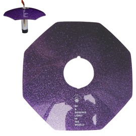 "Firefly Wings" Goal Zero Shade, For GOAL ZERO, Lantern Shade, Outdoor, Camping, Lantern, Flat Reflector, Kurutto Style (For Goal Zero) (Purple)