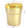 F68DS Car Ashtray with Lid LED Lighting Drink Holder Portable