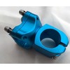 Beautiful aluminium stem, 32 mm length, 31.8 mm, 7 °, for fixie/single speed, blue