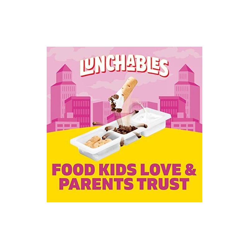 Lunchables S'mores Dippers Snack Pack with Honey Graham Sticks (Milk