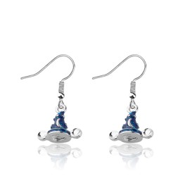 CENWA Magic Accessories Witchy Earrings Magic Blue Hat Drop Earrings Wizard Earrings Gift for Her (Magic Hat earrings CA)