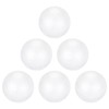 MECCANIXITY White Foam Balls Round 2.8 Inch Model Polystyrene Spheres