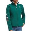 ARIAT Women's Team Softshell Mexico Jacket, Verde