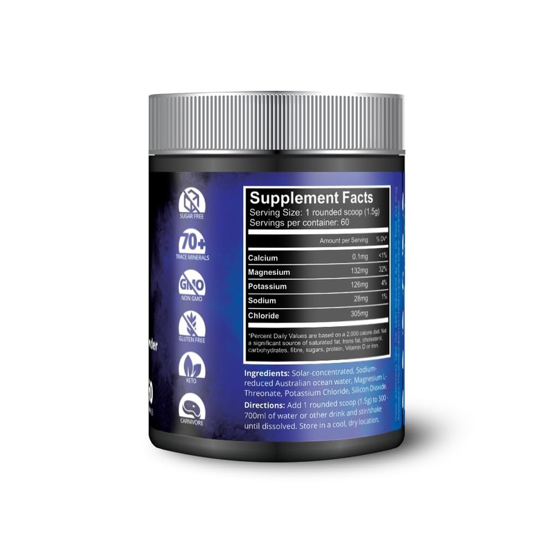 Aussie Trace Minerals - Complete Ocean Electrolyte Powder with Magnesium