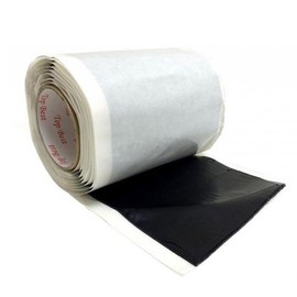 Bishop Tape Seal Mastic 6.5 x 10 FT Long Tacky Black Flexible Large Pitch Pad PV2665 Self Seal Tape Adhesive Insulating Weather-Proofing Moldable Reusable