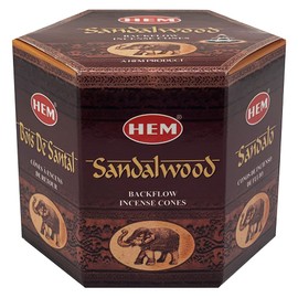 Sandalwood Backflow Incense Cones for Waterfall Inciensos Aromaticos|Incienso|Inciense|Insienso