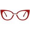 Zeelool Cat Eye Glasses Frame for Women Jacqueline FP0669-01 Red