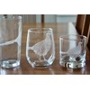 HullSpeed Designs Pheasant Engraved Pint & Beer Glasses (Set of
