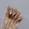 Magnetic Nail Golden Olive Beige✨ - L-Oval / 자석네일 골든