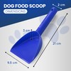 4 x Blue Dry Food Scoop for Dogs