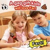 Farting Poop Pen with Punching Arms - Brown Funny Gag