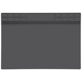 Premium Heat Resistant 932°F Silicone Soldering Mat for BGA and Gun Soldering Iron, Enlarge Working Area Electronic Repair Work Mat, Silicone Repair Mat, Cell Phone Laptop Repair