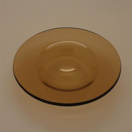 Glass Replacement Bowl 4 1/2" Diameter for Oil Warmer or Electric Tart Burner (Brown)