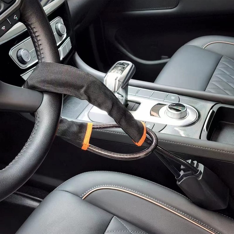 RUNZE Anti-Theft Lock, Steering Wheel Lock, Steering Wheel Lock, Universal