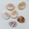 Sunshcat Natural Cherry Quartz Water Drop Chakra Thumb Worry Crystals