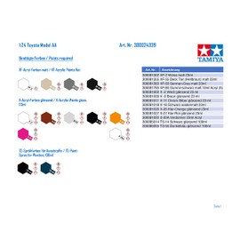 Tamiya Dickie 300024339 Plastic Model 1: 24 Toyota Model AA