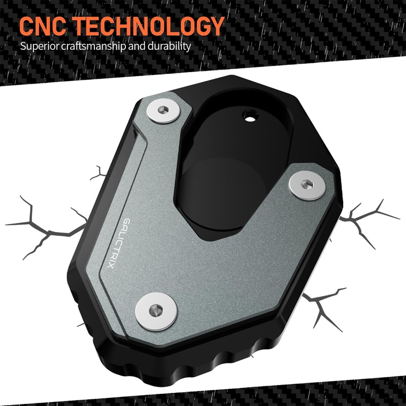 GALICTRIX Motorcycle Kickstand Pad Compatible with Aprilia RS660 RS457 Tuono