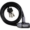 Nikko N642W-1500 Bicycle Key Wire Lock Black