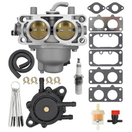 15004-1011 Carburetor for Kawasaki 15004-1025 15004-0930 15004-7082 15004-7051 for Kawasaki FX730V FX730V-AS28 FX730V-AS29 FX730V-ES00 Engine with Fuel Pump