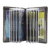 Elegant Credit/Business Card Holder with Contrast Stitching 12 Compartments MJ
