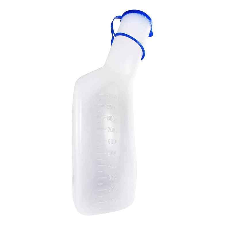 Medi-Inn Urine Bottle PP for Men Milky 1 Litre Capacity