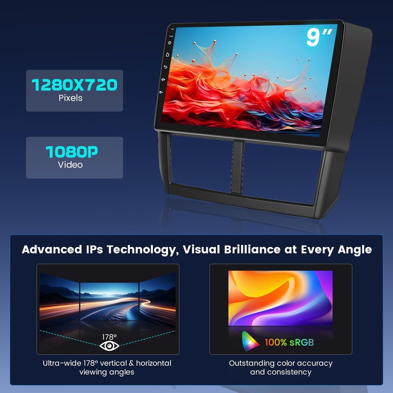 8 Core 4+64GB for Subaru Forester Impreza WRX STI Android