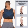 MISS MOLY Mens Gynecomastia Compression Corset Chest Binder Slimming Vest