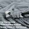 Weighted Blanket (Queen Size 60''x80'' 20lbs), 100% Cozy Cotton Heavy